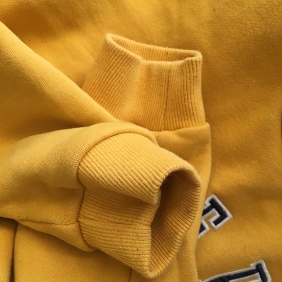 Superdry Crew Neck Sweatshirt in Mustard - Picture 7 of 8